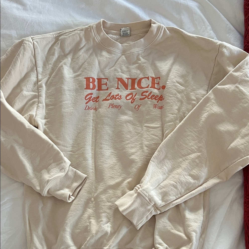 Sporty & Rich Cream Sweatshirt